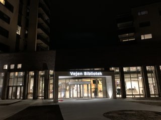 Facadebogstaver Vejen Bibliotek