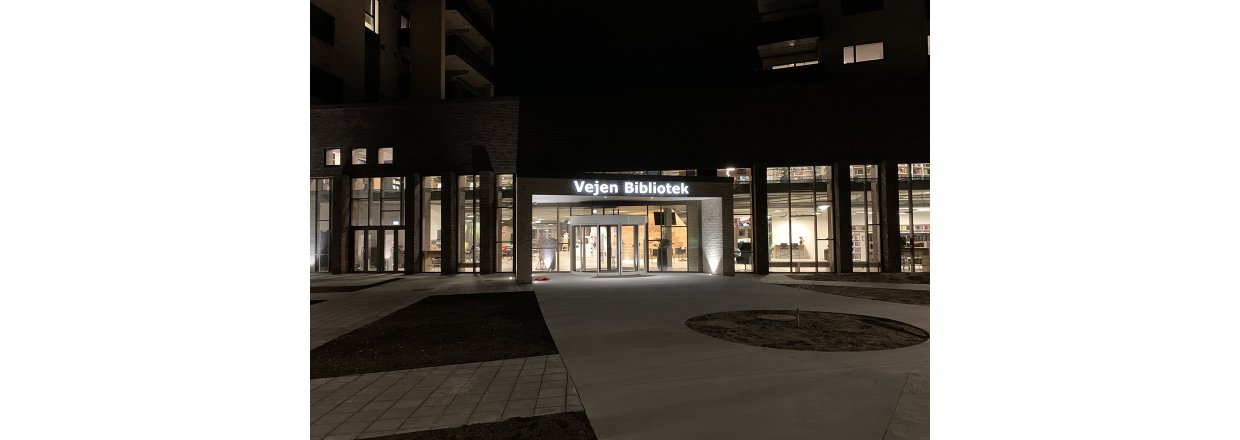 Facadebogstaver Vejen Bibliotek