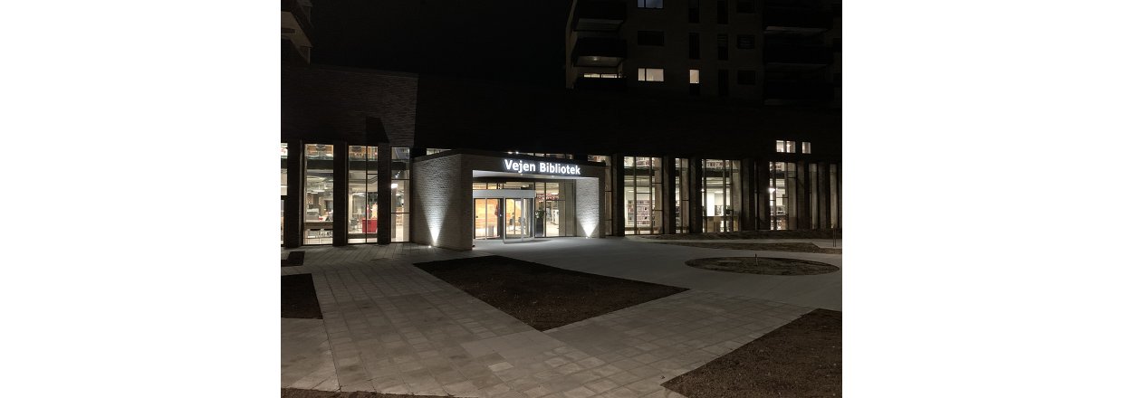 Facadebogstaver Vejen Bibliotek